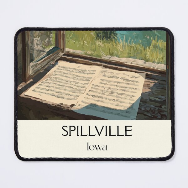 Item preview, Spillville Iowa Historic View | Composer's Inspiration Poster designed and sold by TuncGK.