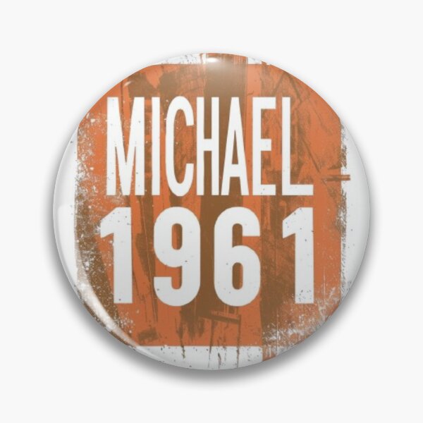 Item preview, Michael 1961 Vintage Retro Birthday designed and sold by AlexLineArt.