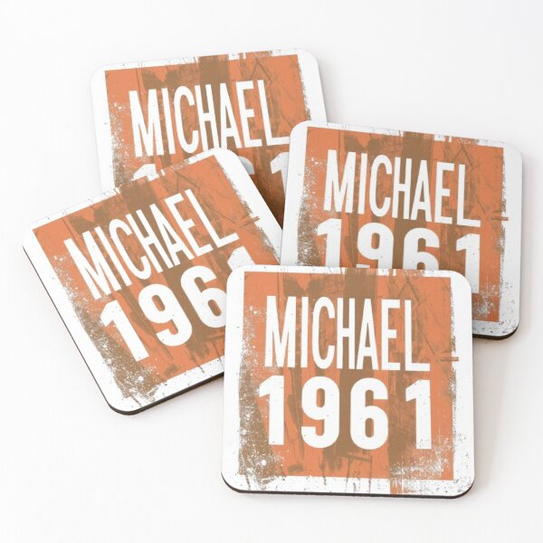 Item preview, Michael 1961 Vintage Retro Birthday designed and sold by AlexLineArt.