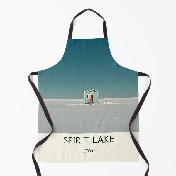 Item preview, Spirit Lake Iowa Minimalist Winter | Frozen Lake Poster designed and sold by TuncGK.