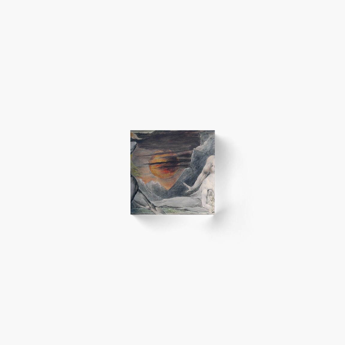 William Blake - Caïn Fleeing from the Wrath of God - Un artiste William Blake - Caïn Fleeing from the Wrath of God - Un artiste