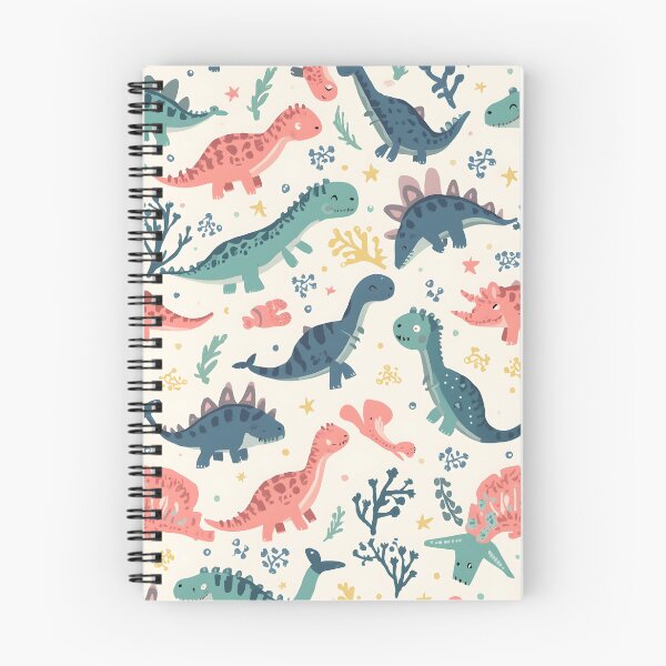 Item preview, Playful Prehistoric Ocean Friends Pattern | Unique Dino Seaweed Aesthetic designed and sold by MoonlitDoodles1.