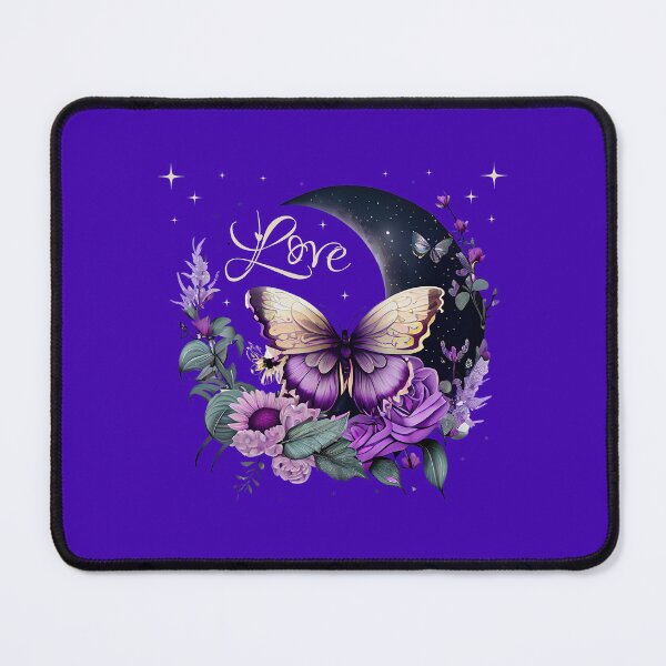 Item preview, Magical moths with love and moon designed and sold by Stencil Crafts.