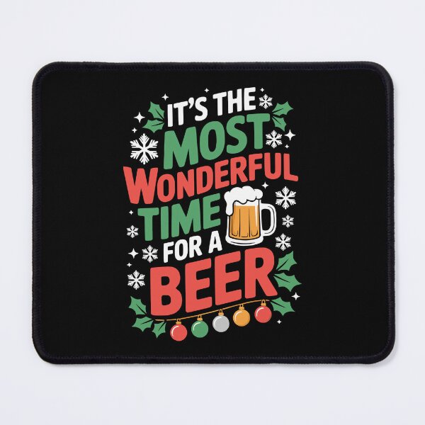 Item preview, It's the Most Wonderful Time for a Beer Holiday Drinker Gift designed and sold by 89BLACK.