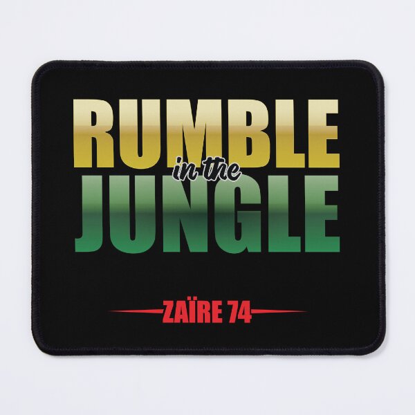 Item preview, Rumble in the Jungle – Zaire 1974 Tribute Typography Design designed and sold by simpledarkwavewisdom.