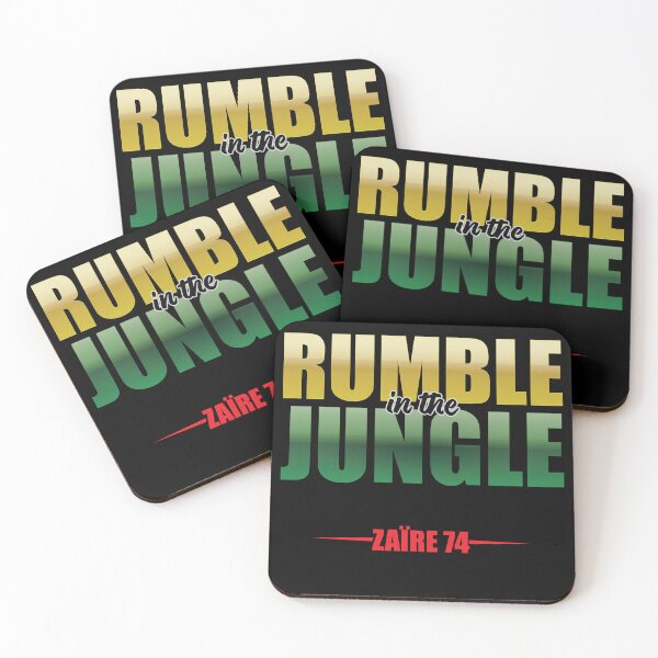 Item preview, Rumble in the Jungle – Zaire 1974 Tribute Typography Design designed and sold by simpledarkwavewisdom.