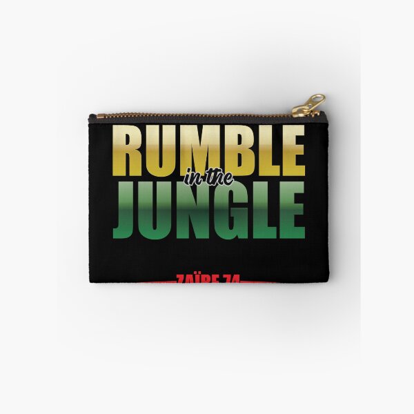 Item preview, Rumble in the Jungle – Zaire 1974 Tribute Typography Design designed and sold by simpledarkwavewisdom.