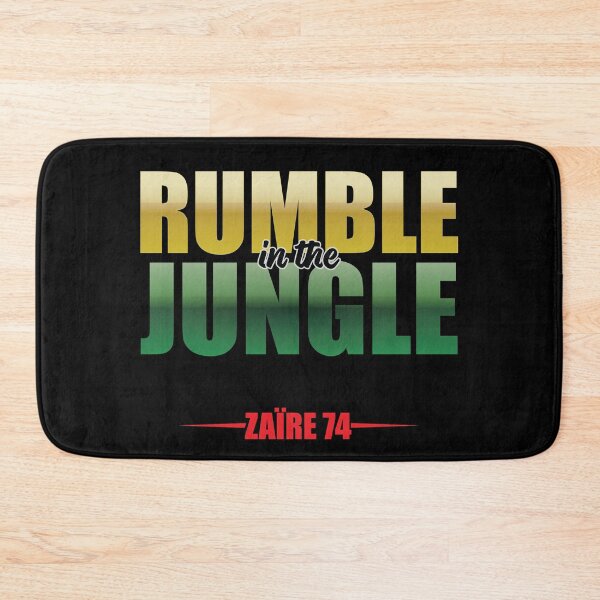 Item preview, Rumble in the Jungle – Zaire 1974 Tribute Typography Design designed and sold by simpledarkwavewisdom.