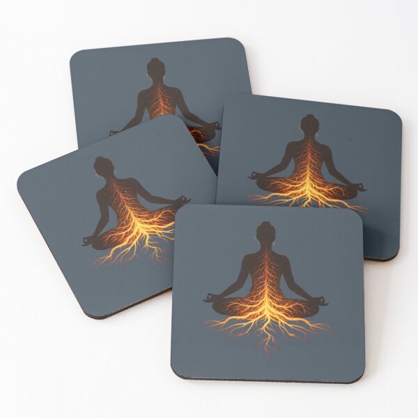 Item preview, Grounded Meditation Yoga Roots Art designed and sold by Dakson Design - Fantasy Art.