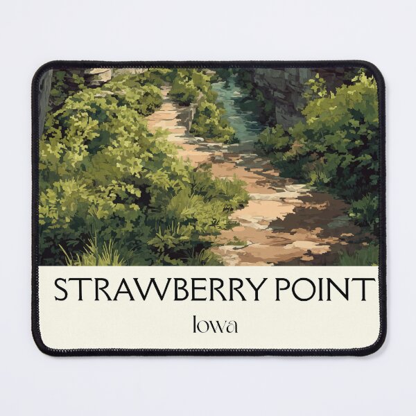 Item preview, Strawberry Point Iowa Wilderness | Backbone State Park Poster designed and sold by TuncGK.