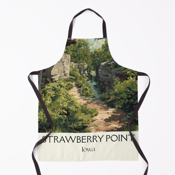 Item preview, Strawberry Point Iowa Wilderness | Backbone State Park Poster designed and sold by TuncGK.