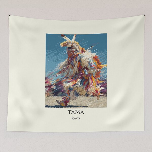 Item preview, Tama Iowa Native American Powwow | Tribal Dancer Poster designed and sold by TuncGK.