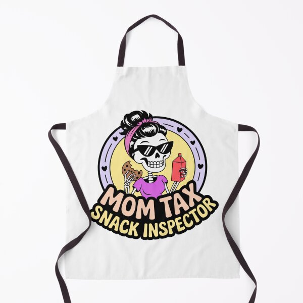 Item preview, Skeleton Mom Tax Snack Inspector Quirky Cartoon Humor designed and sold by chattsuede.