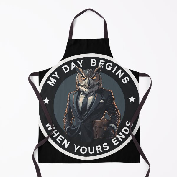Item preview, My Day Begins When Yours Ends designed and sold by Art Intelligence.