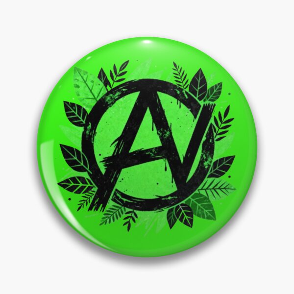 Item preview, Vegan Anarchy Symbol – Plant-Based Rebel  designed and sold by Ditstyle.