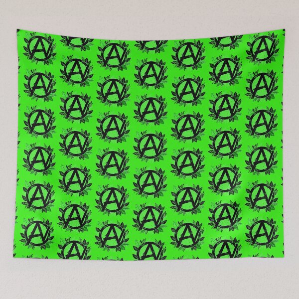 Item preview, Vegan Anarchy Symbol – Plant-Based Rebel  designed and sold by Ditstyle.