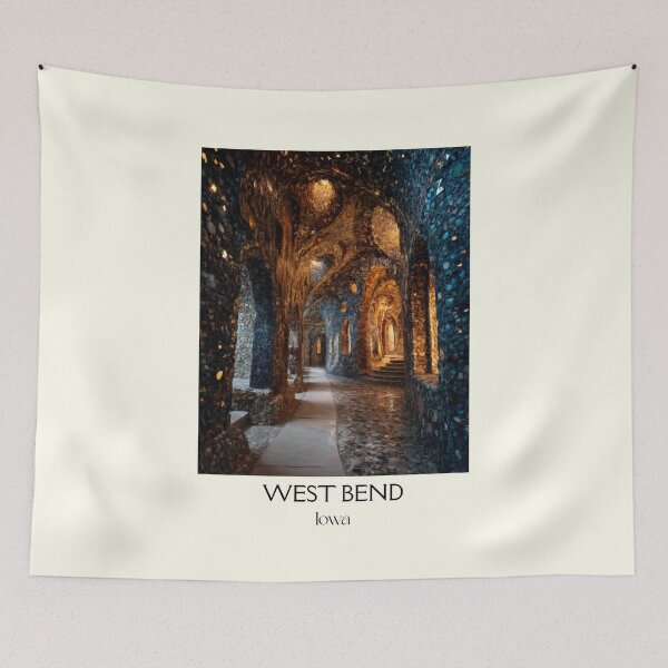 Item preview, West Bend Iowa Grotto | Religious Shrine Poster designed and sold by TuncGK.