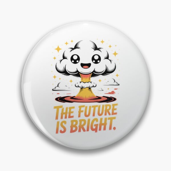 Item preview, Kawaii Mushroom Cloud Dark Humor Illustration with Playful Irony designed and sold by chattsuede.