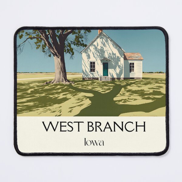 Item preview, West Branch Iowa Historic Site | Presidential Birthplace Poster designed and sold by TuncGK.