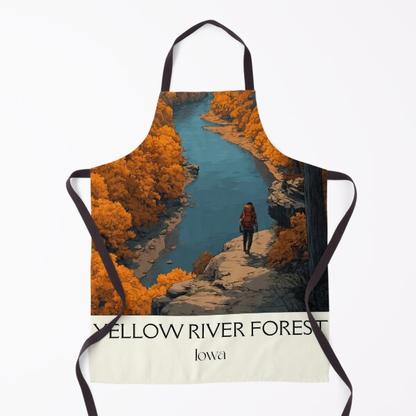 Item preview, Yellow River Iowa Forest | Autumn Overlook Poster designed and sold by TuncGK.