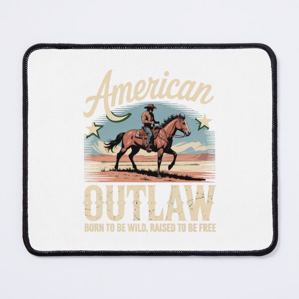 Item preview, Vintage American Outlaw Western Art Cowboy Rebellion Style designed and sold by chattsuede.