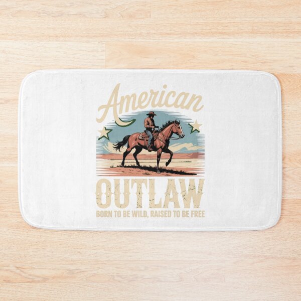 Item preview, Vintage American Outlaw Western Art Cowboy Rebellion Style designed and sold by chattsuede.