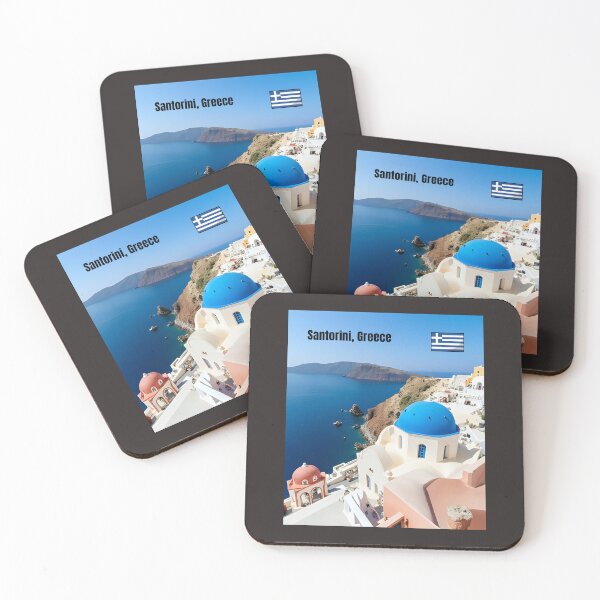 Item preview, Travel postcard of Santorini, Greece designed and sold by Tienda-Vane.