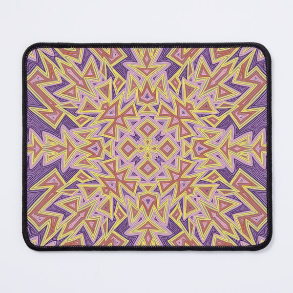 Item preview, Purple and orange Zigzag zen tangle designed and sold by n1ckeatsyarn.