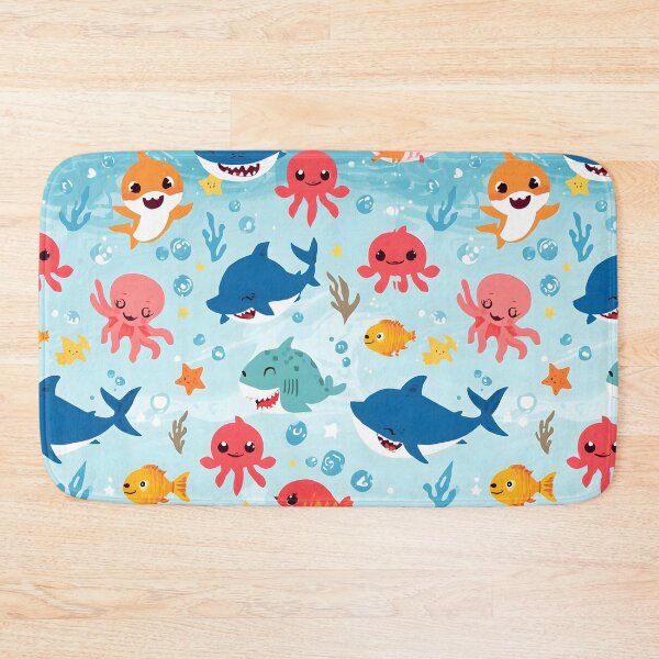 Item preview, Max Cuteness Ocean Friends Pattern | Pop Art Shark, Octopus & Whale Design designed and sold by MoonlitDoodles1.