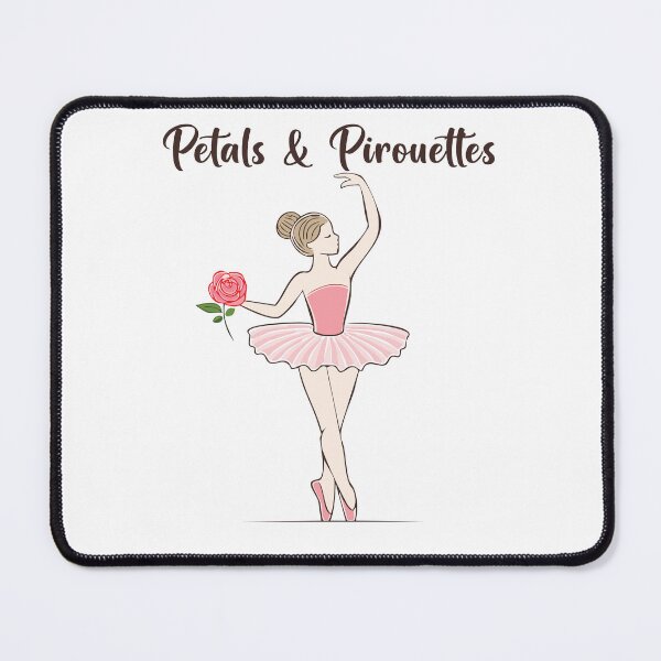 Item preview, Petals & Pirouettes Ballerina With a Rose designed and sold by SvetsShirts.