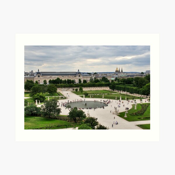 Les Tuileries, Paris Art Print