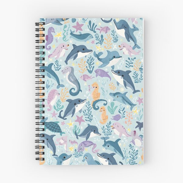 Item preview, Underwater Dreams: Gentle Sea Creatures Pattern designed and sold by MoonlitDoodles1.