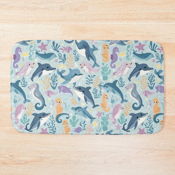 Item preview, Underwater Dreams: Gentle Sea Creatures Pattern designed and sold by MoonlitDoodles1.