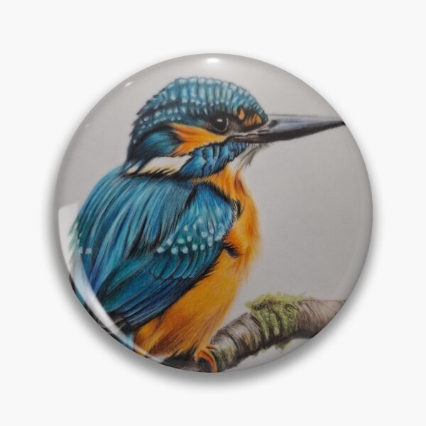 Item preview, Kingfisher designed and sold by Annagibbsart.