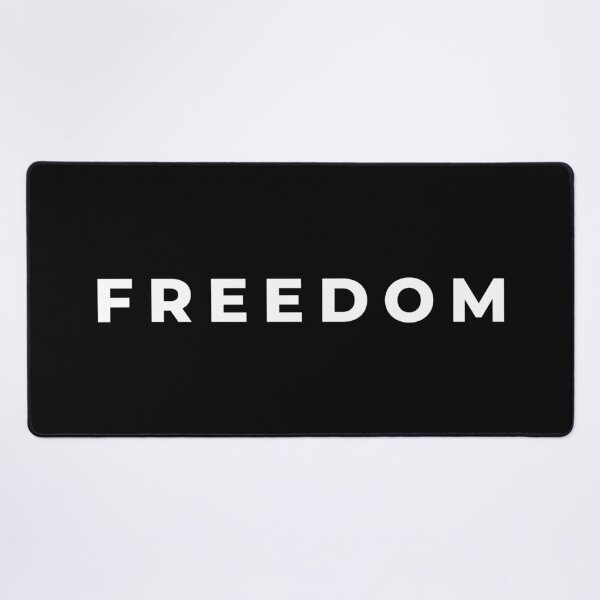 Item preview, Charlie Kirk Freedom Text Graphic designed and sold by AllPress Studio.