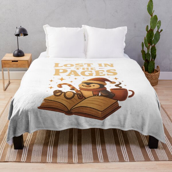 Item preview, Lost in the Pages – Cozy Bibliophile Art for Book Lovers designed and sold by Wear Sculpt.