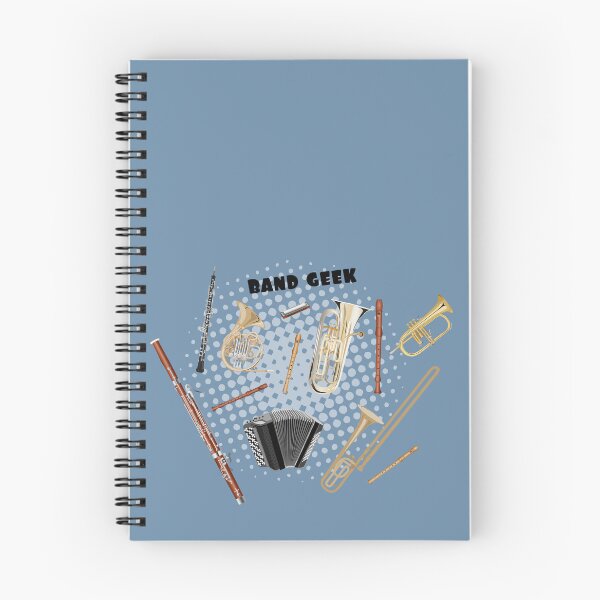 Item preview, Band geek! trombone, horn, accordion, harmonica, bassoon, oboe, recorder, flugelhorn and euphonium designed and sold by kobyakov.