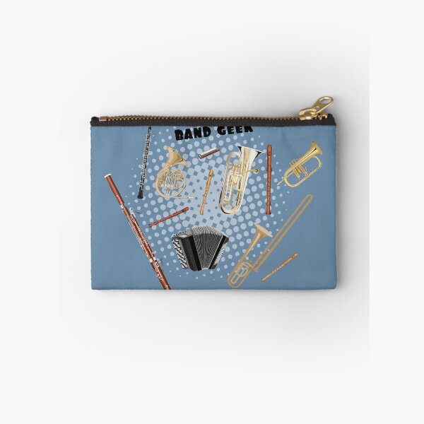 Item preview, Band geek! trombone, horn, accordion, harmonica, bassoon, oboe, recorder, flugelhorn and euphonium designed and sold by kobyakov.
