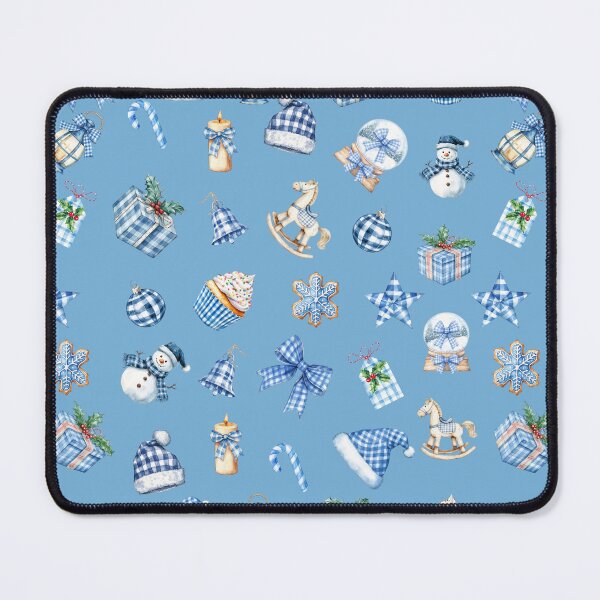 Item preview, Blue Winter Plaid by The Achy Artist designed and sold by TheAchyArtist.