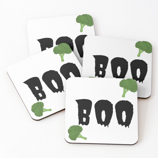 Item preview, Funny Halloween “BOO”-ccoli | Spooky Healthy Design designed and sold by Gabrijeladesign.
