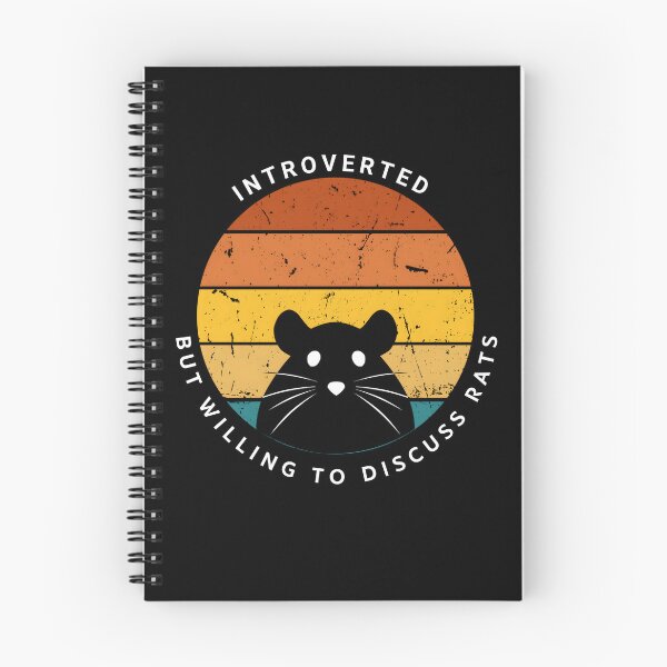 Item preview, Introverted but willing to discuss rats designed and sold by Marsh & Lump.