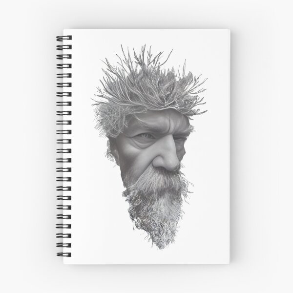 Item preview, Tree Spirit Elder – Surreal Nature-Fused Portrait of Wisdom designed and sold by Psycho-Crazy.