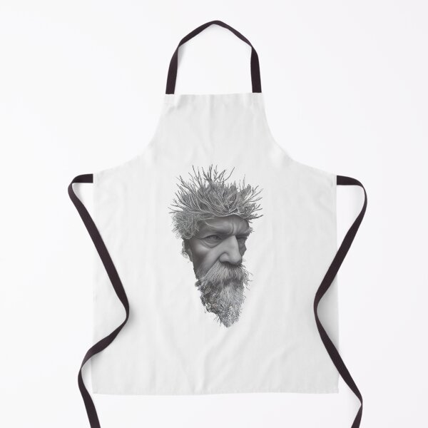 Item preview, Tree Spirit Elder – Surreal Nature-Fused Portrait of Wisdom designed and sold by Psycho-Crazy.
