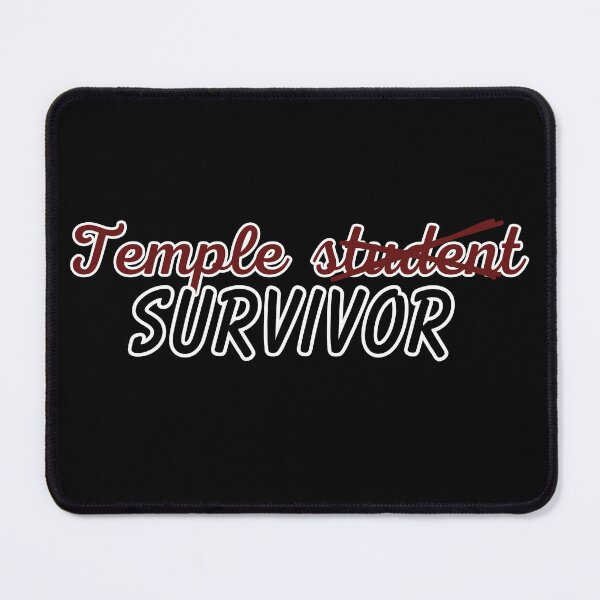 Item preview, Temple Student Survivor (Black) designed and sold by keima101.