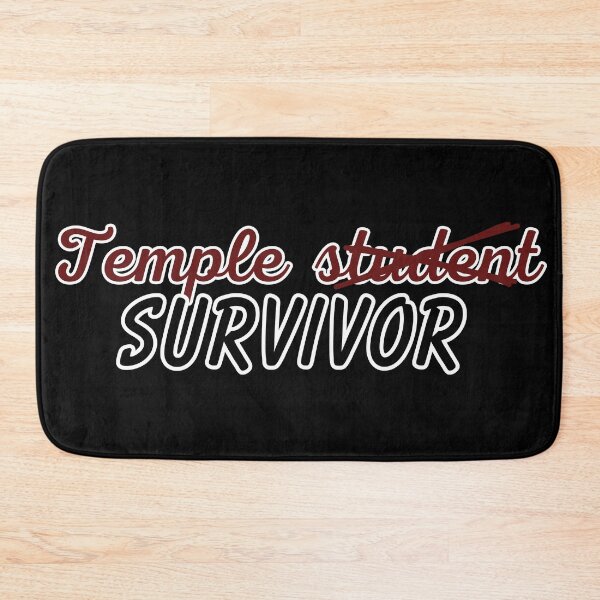 Item preview, Temple Student Survivor (Black) designed and sold by keima101.