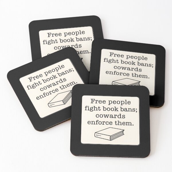 Item preview, Anti Censorship Book Ban Statement Minimalist Art Prints designed and sold by PinUpPizzazz.