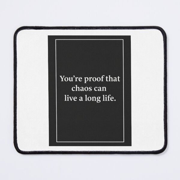 Item preview, Chaos can live a long life Birthday cake gift christmas meme prank funny weird designed and sold by CheeseBlueprint.