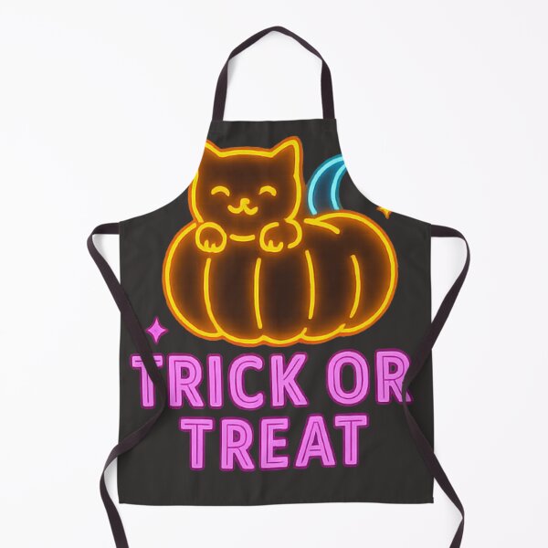 Item preview, Trick or Treat Cat – Cyberpunk Neon Halloween Design designed and sold by Thaivi Design.