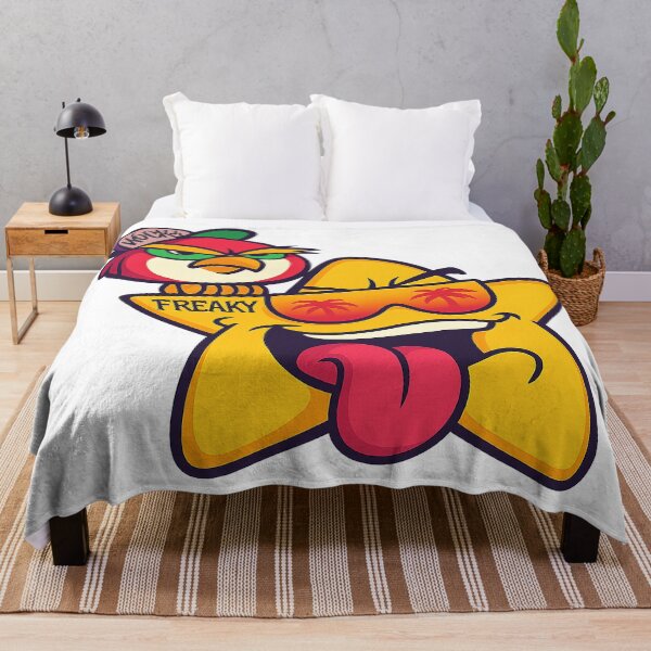 Item preview, Freaky Star & Angry Bird – Funny Cartoon Street Art Design designed and sold by Movono.