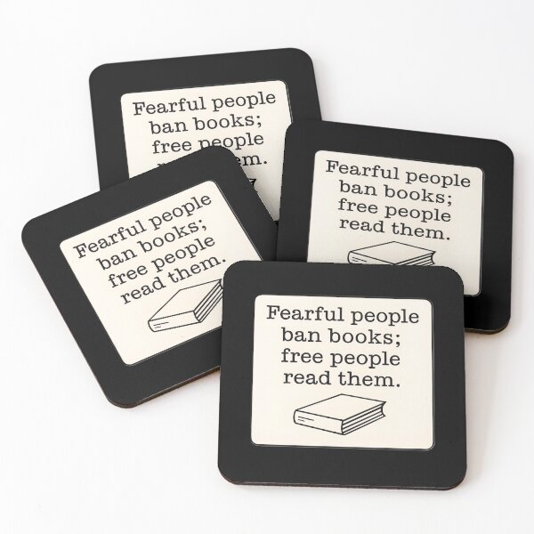 Item preview, Anti Censorship Book Ban Statement Minimalist Art Prints designed and sold by PinUpPizzazz.